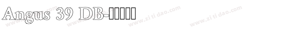 Angus 39 DB字体转换